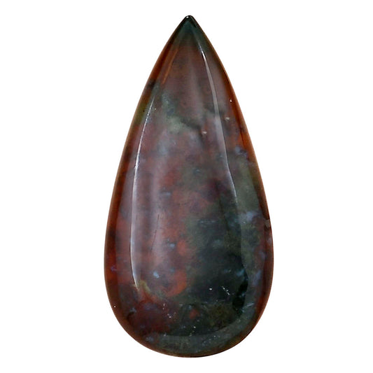 Blood Stone 38x19x6 mm Pear Gemstone LS02158-32