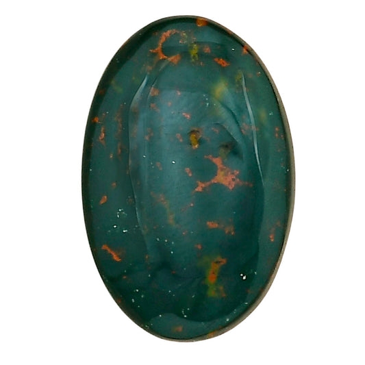 Blood Stone 26.3x17.4x5 mm Oval Gemstone LS02159-32