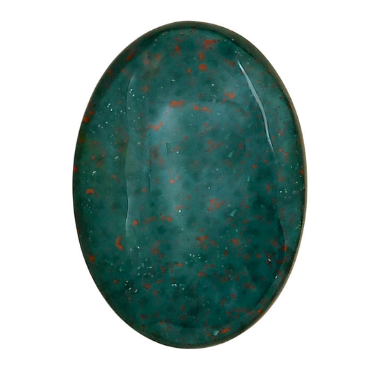 Blood Stone 27.1x19.4x5 mm Oval Gemstone LS02162-32