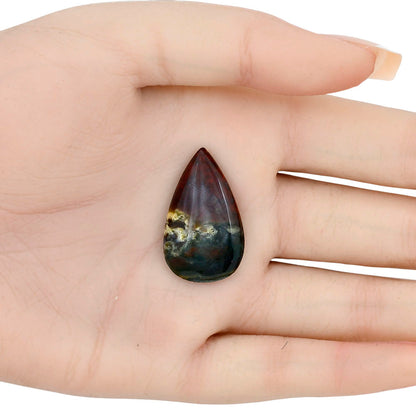Blood Stone 30x18.2x4.5 mm Pear Gemstone LS02166-32