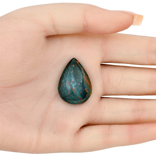 Blood Stone 30.7x17x6 mm Pear Gemstone LS02168-32