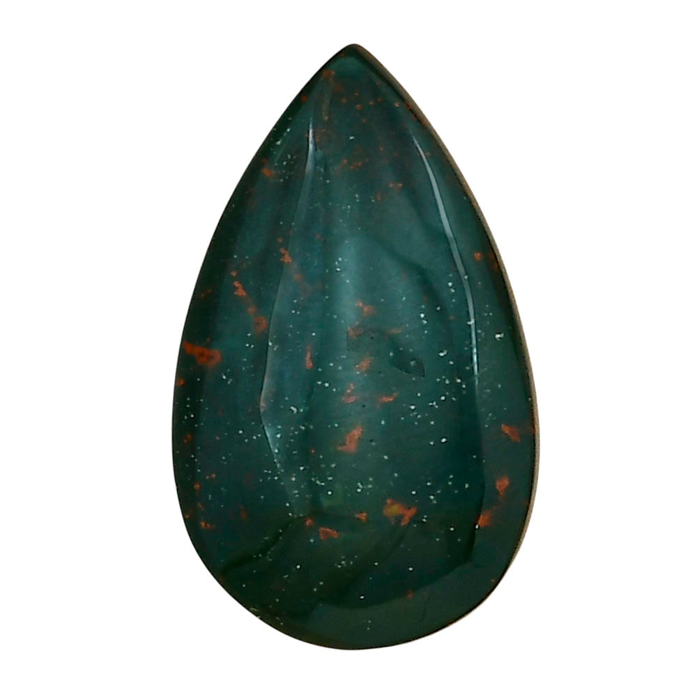 Blood Stone 28.5x17.35x5 mm Pear Gemstone LS02170-32