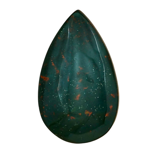 Blood Stone 28.5x17.35x5 mm Pear Gemstone LS02170-32