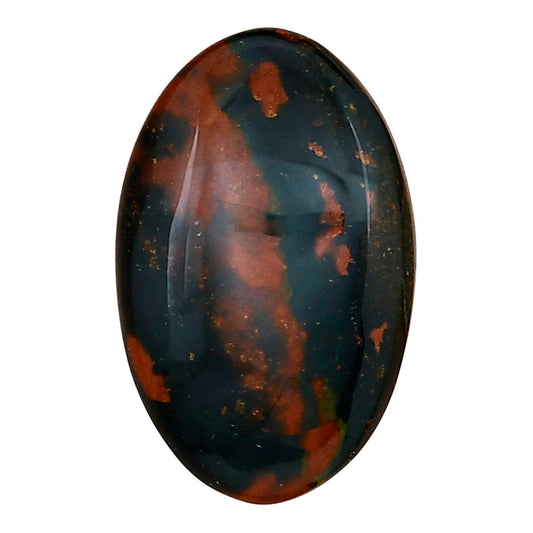 Blood Stone 28.1x17.8x5.5 mm Oval Gemstone LS02172-32