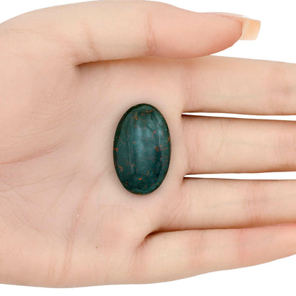 Blood Stone 28.8x18.2x5 mm Oval Gemstone LS02174-32