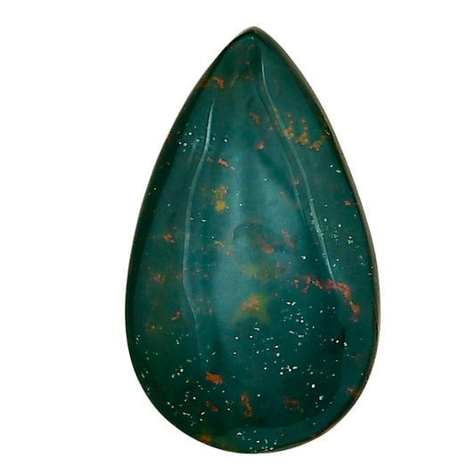 Blood Stone 29.45x17.7x6 mm Pear Gemstone LS02177-32
