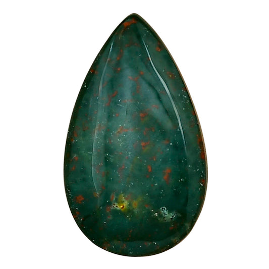 Blood Stone 29.65x17.65x5 mm Pear Gemstone LS02178-32