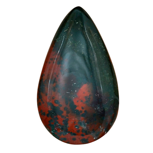 Blood Stone 36.2x21.4x6 mm Pear Gemstone LS02180-32