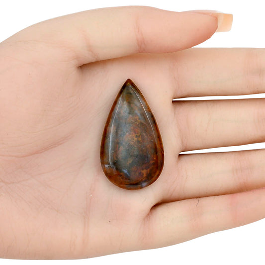 Blood Stone 40.3x23.2x5.5 mm Pear Gemstone LS02186-32