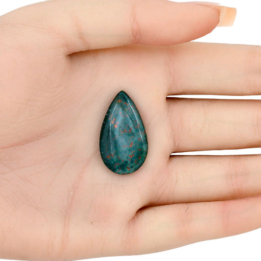 Blood Stone 28.35x16.55x4.5 mm Pear Gemstone LS02188-32