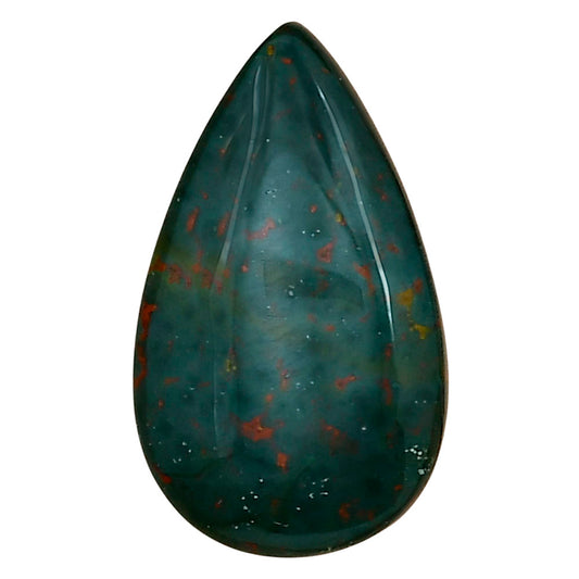 Blood Stone 28.25x16.7x5 mm Pear Gemstone LS02189-32