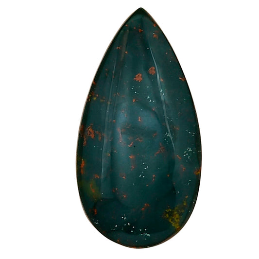 Blood Stone 28.7x15x5.5 mm Pear Gemstone LS02191-32