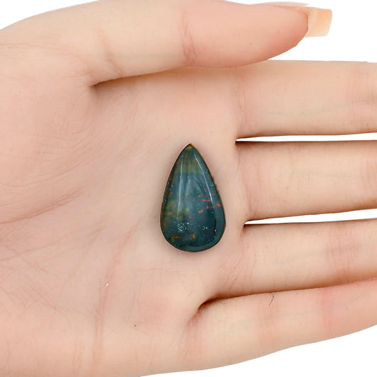 Blood Stone 25.5x15.5x5.5 mm Pear Gemstone LS02196-32