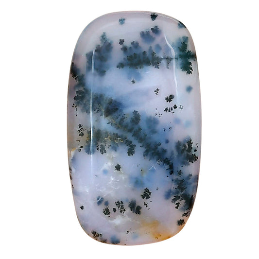 Robinson Ranch Plume Agate 35.1x20.15x5.5mm Baguette Gemstone LS02197-33