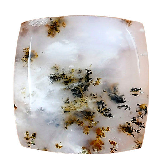 Robinson Ranch Plume Agate 25.85x25.2x5 mm Baguette Gemstone LS02201-33