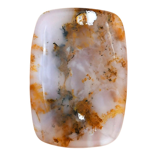 Robinson Ranch Plume Agate 33x23x5 mm Baguette Gemstone LS02204-33