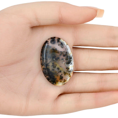 Robinson Ranch Plume Agate 38.5x25.6x5 mm Oval Gemstone LS02212-33