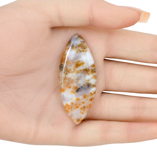 Robinson Ranch Plume Agate 53.3x22.3x4.8mm Marquise Gemstone LS02219-33