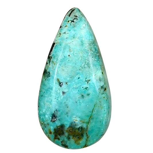 Ocean Green Chrysocolla 30.2x15.8x6 mm Pear Gemstone LS02226-34
