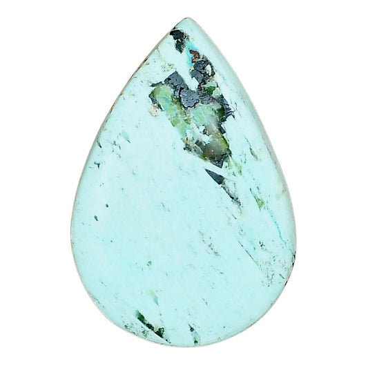 Ocean Green Chrysocolla 32.15x22x5 mm Pear Gemstone LS02229-34