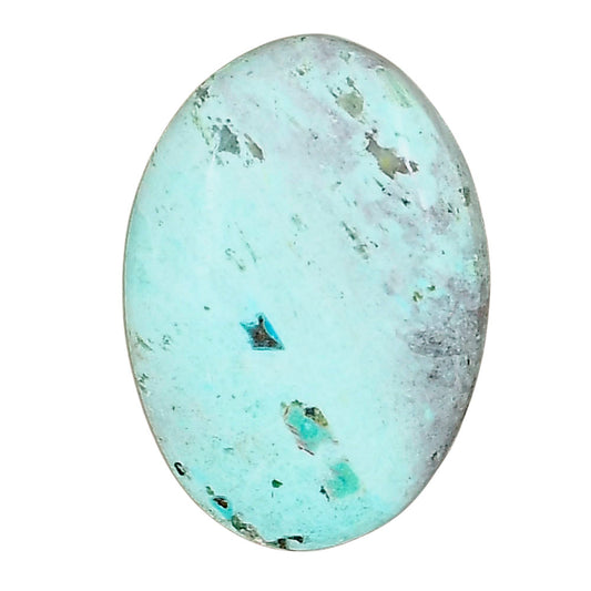 Ocean Green Chrysocolla 28.55x20.4x5.7 mm Oval Gemstone LS02230-34