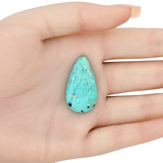 Ocean Green Chrysocolla 33.1x18.1x5.8 mm Pear Gemstone LS02232-34