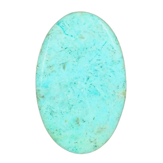 Ocean Green Chrysocolla 35x22.2x4.5 mm Oval Gemstone LS02233-34