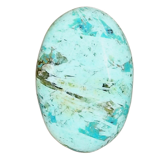 Ocean Green Chrysocolla 25.4x17.1x5.7 mm Oval Gemstone LS02237-34