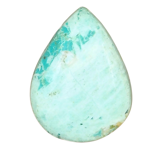 Ocean Green Chrysocolla 25x19x5.5 mm Pear Gemstone LS02238-34