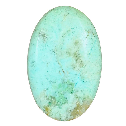 Ocean Green Chrysocolla 28.7x18.7x5 mm Oval Gemstone LS02240-34