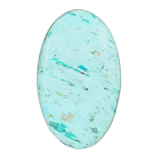 Ocean Green Chrysocolla 33x20x4 mm Oval Gemstone LS02242-34