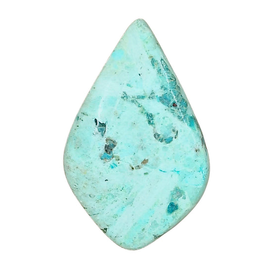 Ocean Green Chrysocolla 32x20.35x5 mm Pear Gemstone LS02247-34