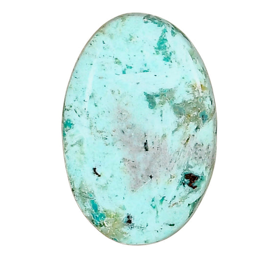 Ocean Green Chrysocolla 26.6x17.75x5 mm Oval Gemstone LS02248-34