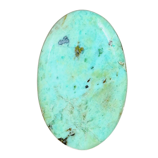 Ocean Green Chrysocolla 32.7x21.1x4.5 mm Oval Gemstone LS02250-34