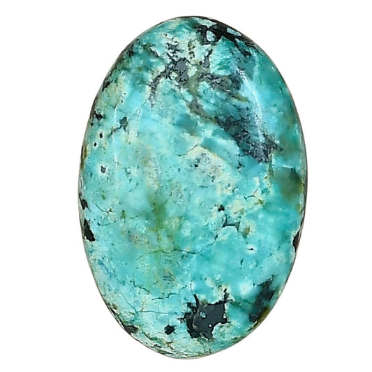 Ocean Green Chrysocolla 27.85x18.6x5.4 mm Oval Gemstone LS02254-34