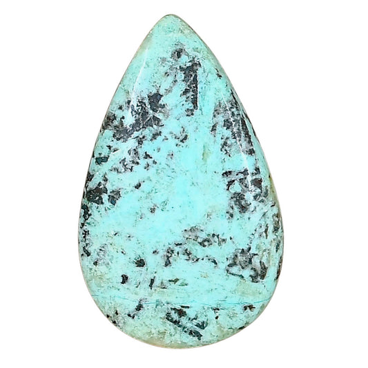 Ocean Green Chrysocolla 34.35x21.2x6 mm Pear Gemstone LS02256-34