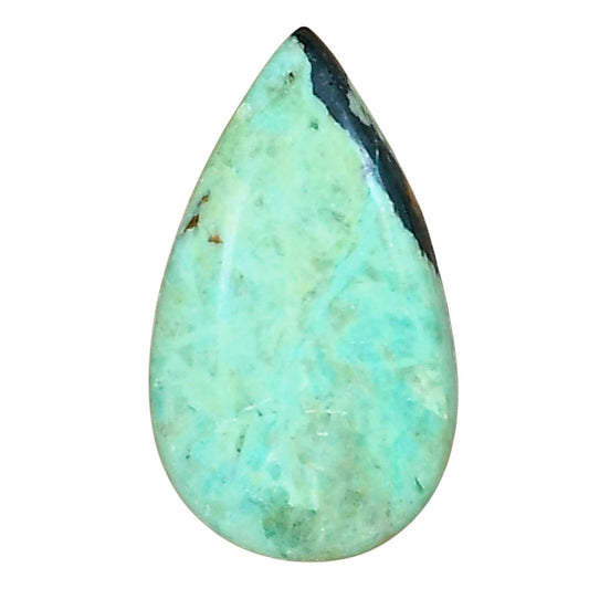 Ocean Green Chrysocolla 27.45x17.85x5 mm Pear Gemstone LS02257-34