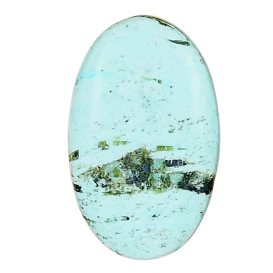 Ocean Green Chrysocolla 29.25x18.15x4.2 mm Oval Gemstone LS02262-34