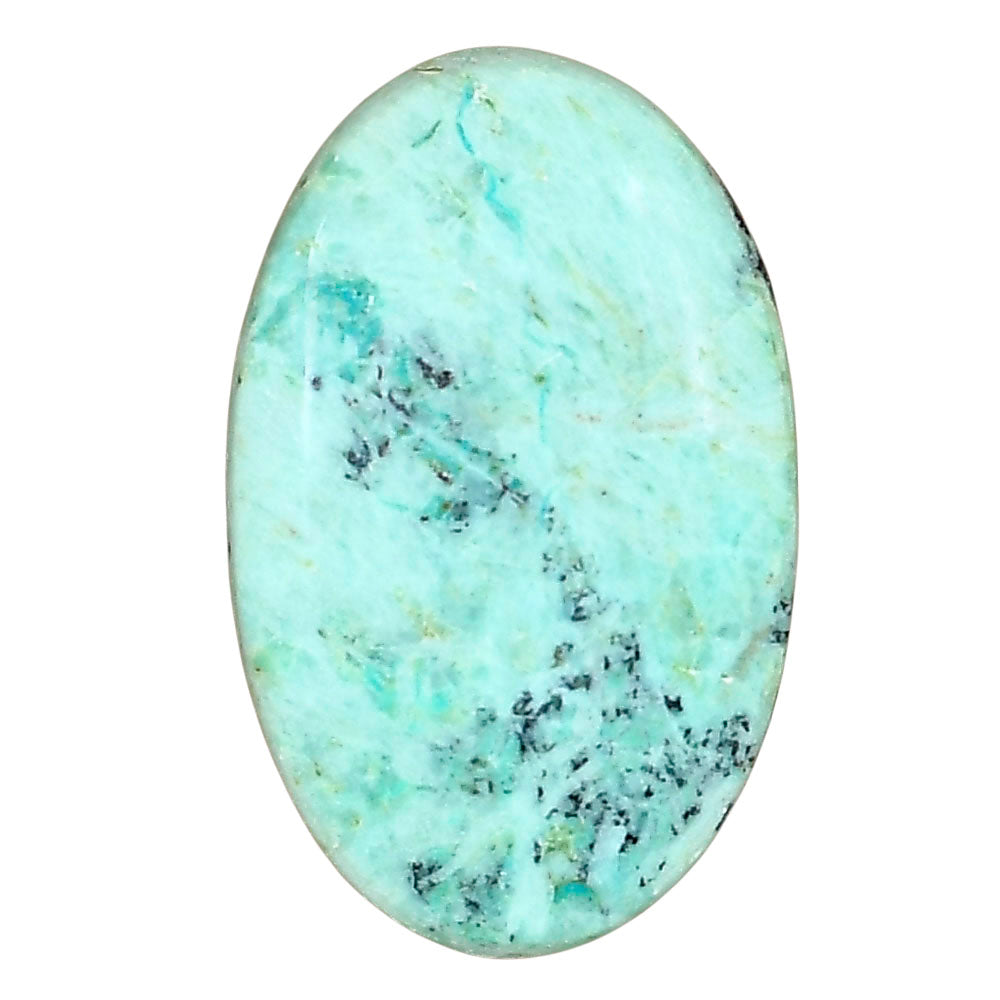 Ocean Green Chrysocolla 34.4x21.65x5.8 mm Oval Gemstone LS02263-34