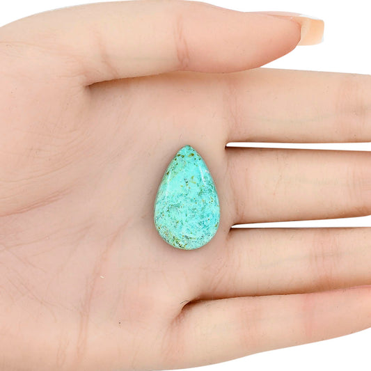 Ocean Green Chrysocolla 25.15x16x5 mm Pear Gemstone LS02265-34