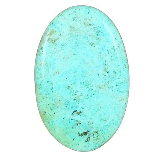 Ocean Green Chrysocolla 33.35x21.6x4.3 mm Oval Gemstone LS02266-34