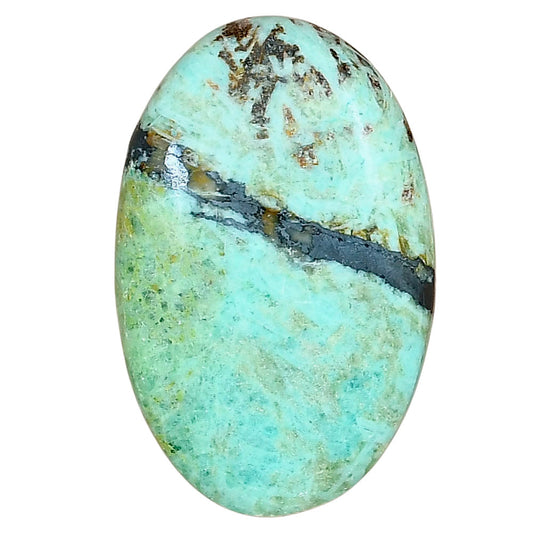 Ocean Green Chrysocolla 35.6x22.9x6 mm Oval Gemstone LS02269-34