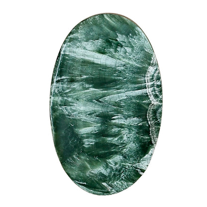 Russian Seraphinite 37.1x23.15x5 mm Oval Gemstone LS02289-35