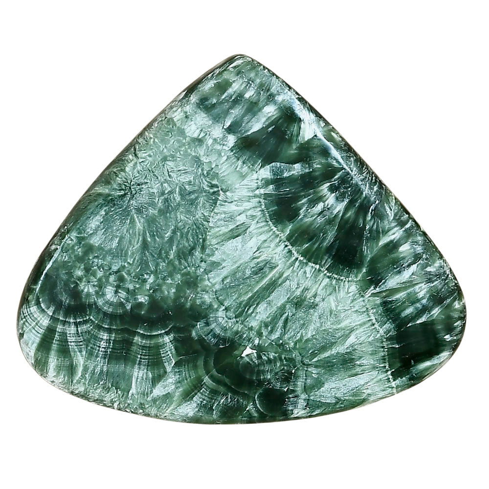 Russian Seraphinite 49.8x40.85x5.5 mm Heart Gemstone LS02297-35