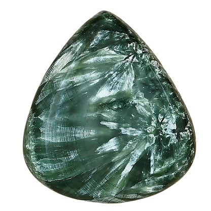 Russian Seraphinite 29.85x26.9x6 mm Heart Gemstone LS02304-35