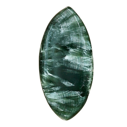 Russian Seraphinite 33.75x16.25x5.5 mm Marquise Gemstone LS02305-35