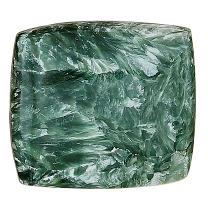 Russian Seraphinite 26.1x23.6x5 mm Baguette Gemstone LS02307-35
