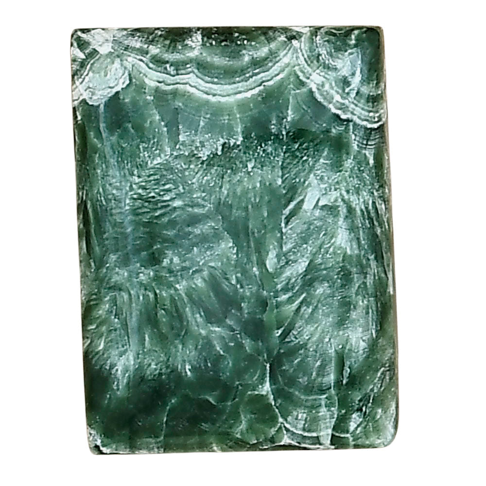 Russian Seraphinite 37x25.55x5.5 mm Fancy Gemstone LS02311-35