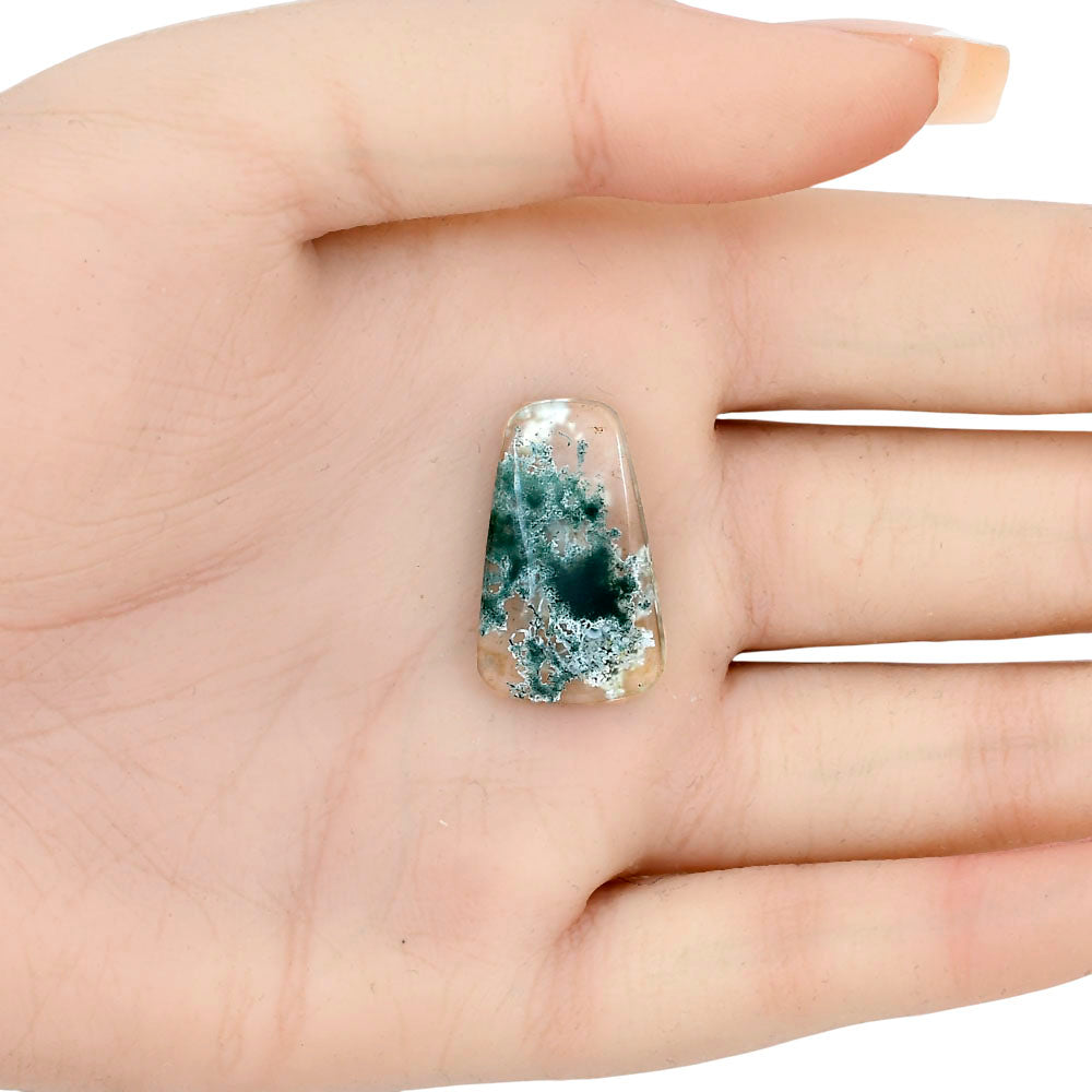 Horse Canyon Moss Agate 25x15.35x4 mm Fancy Gemstone LS02339-36