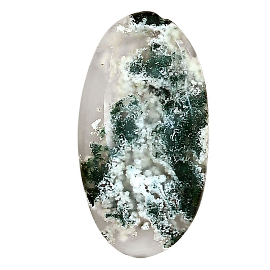 Horse Canyon Moss Agate 30.8x16.4x5 mm Oval Gemstone LS02382-36